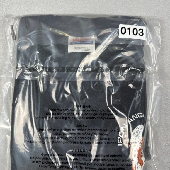 Vintage 2005 Iron Angels Biker Rallies of Texas T-Shirt Mens Large Hanes Black - Picture 9 of 9